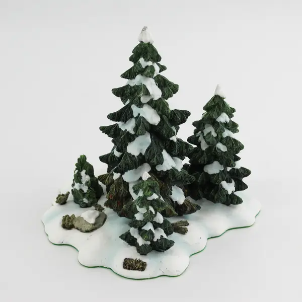 Dept 56 Snow Village Wagon Wheel Pine Grove #52617  Retired