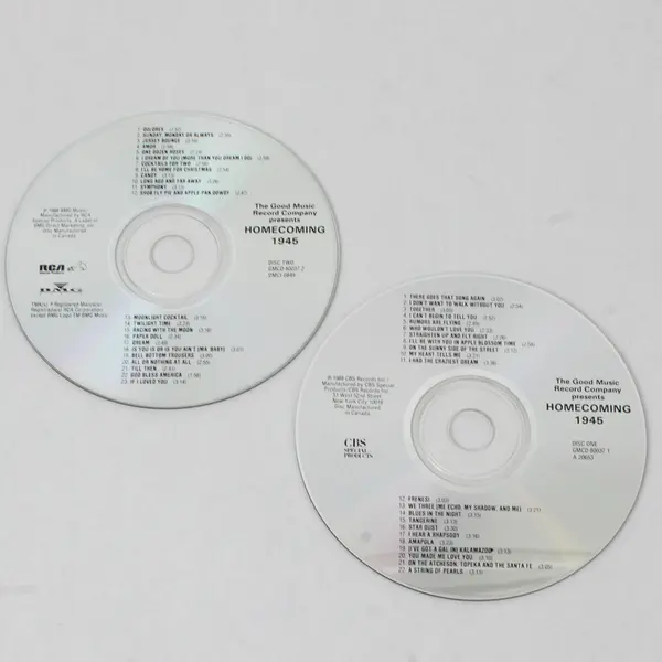 Homecoming 1945 2-CD Set 1988, #GMCD 800371 