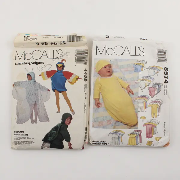 Lot of 2 McCall's Children's Sewing Patterns 8574 & 4459 Med 3-4