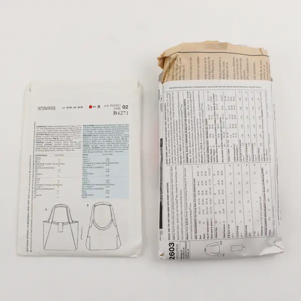 Lot of 2 Sewing Patterns Simplicity 2603 XXS-M & See & Sew B4271