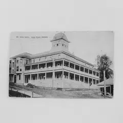 Vintage Mt Hood Hotel Hood River Oregon Litho Postcard 1910