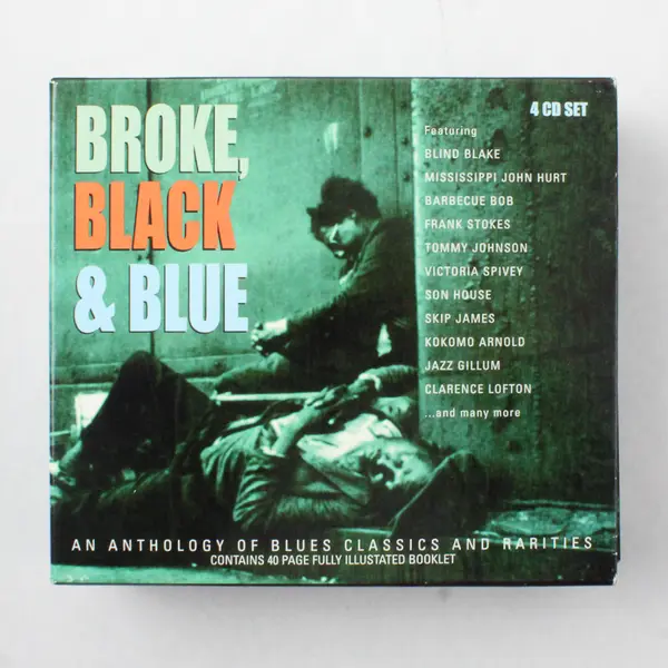Broke, Black & Blue 4 CD Set w/Booklet, Various 1999