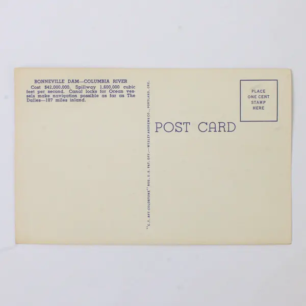 Lot Of 2 Columbia River Highway Tunnel Bonneville Oregon Color Litho Postcards