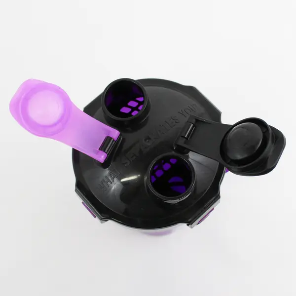 Purple Protein Shaker Bottle No Wire Ball Included