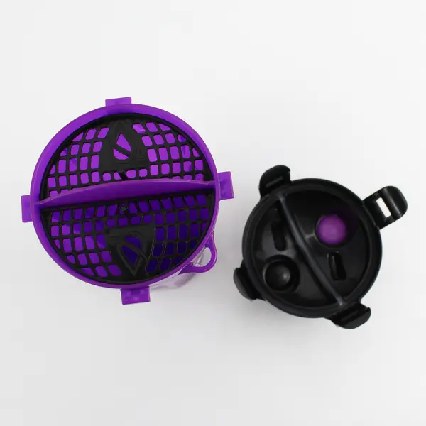 Purple Protein Shaker Bottle No Wire Ball Included