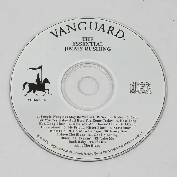 The Essential Jimmy Rushing CD 1974, #VCD 65/66