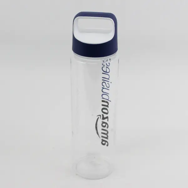 Amazon Business 27oz Clear Water Bottle Wide Mouth Leak-Resistant