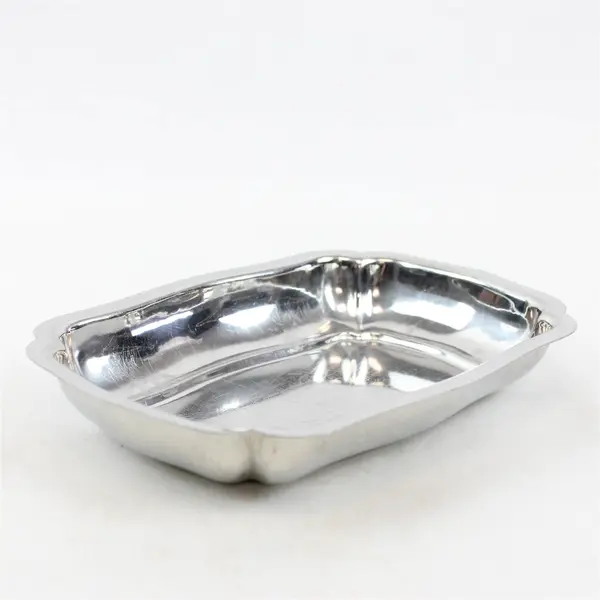 Lot of 2 Vintage Unbranded INOX 18/10 Stainless Steel Small Bowls 8x5 - FLAWED