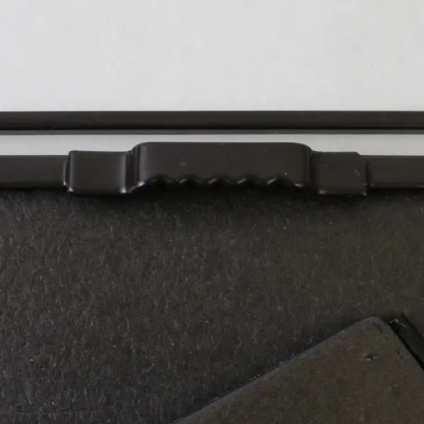 Vintage Metal Scroll Design Easel Stand Photo Frame, 7"x8.8"