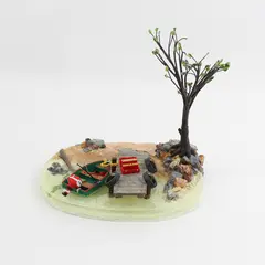 Dept 56 Fishing At Trout Lake Village Accessories Figurine #53110  Retired