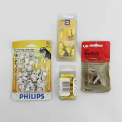 Lot of Cord Runs & Female Slide Terminals Wire Connectors