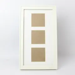 Threshold White Wooden Sectional Photo Frame Holds x 3 (2.8"x2.8" size)