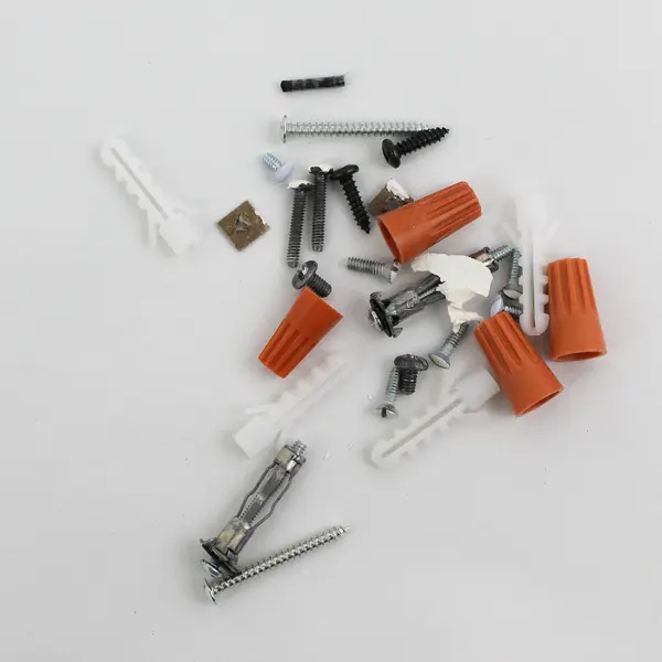 Mixed Lot of Light Switches & Assorted Toggle Switch Parts, Used