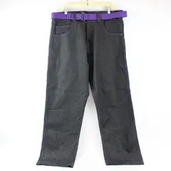 Vtg Rich Kids Jeans Men's 36Wx32L Black Baggy Skate Purple Stitch Denim Jeans