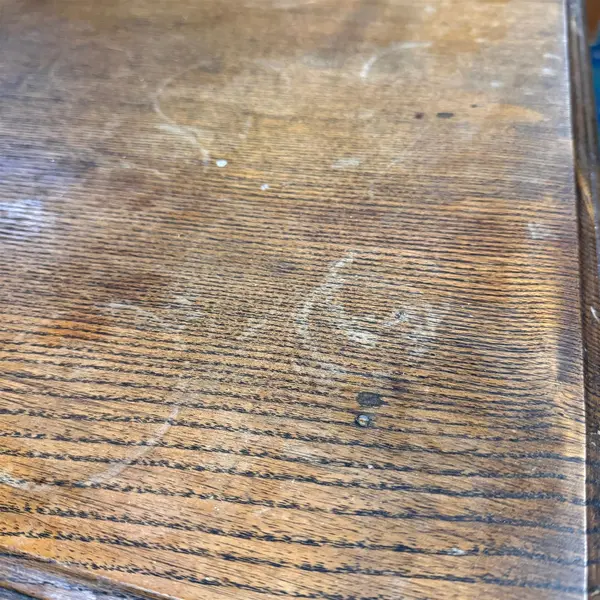 Vintage Louis XIV Style Oak Side Table With Drawer- Local Pickup Only