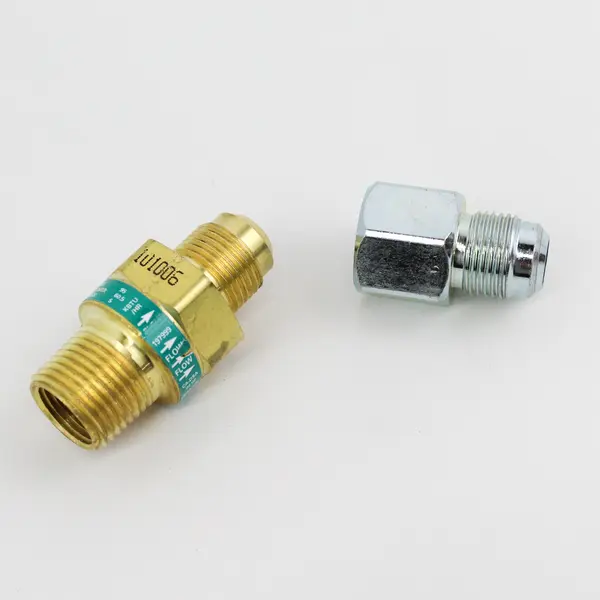 New Brass Excess Flow Valve Adapter for Natural Gas Series 1540 Inline