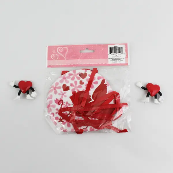 Pink Floral Gift Card Holders w/ 2 "I'm Yours" & "Be Mine" Hearts