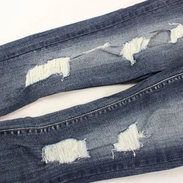 NWT Dollhouse Women's 5 (27) Christina High Waist Distressed Raw Hem Denim Jeans