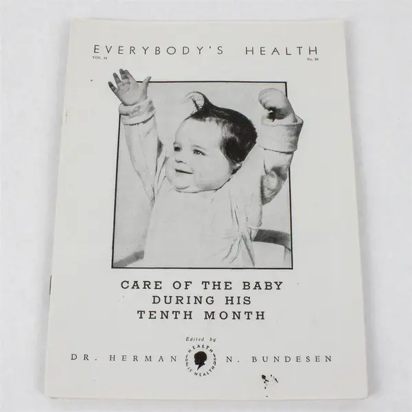 Lot Of 10 Everybody's Health Magazine Care Of Baby Months 3-12 Dr Bundesen 1941