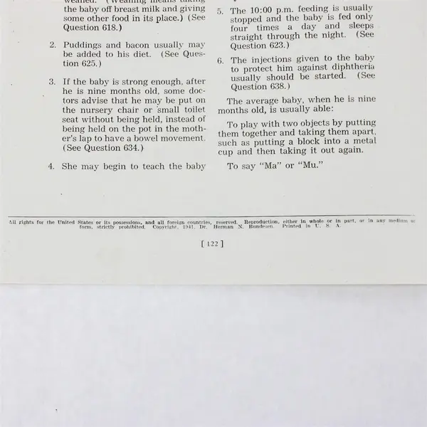 Lot Of 10 Everybody's Health Magazine Care Of Baby Months 3-12 Dr Bundesen 1941