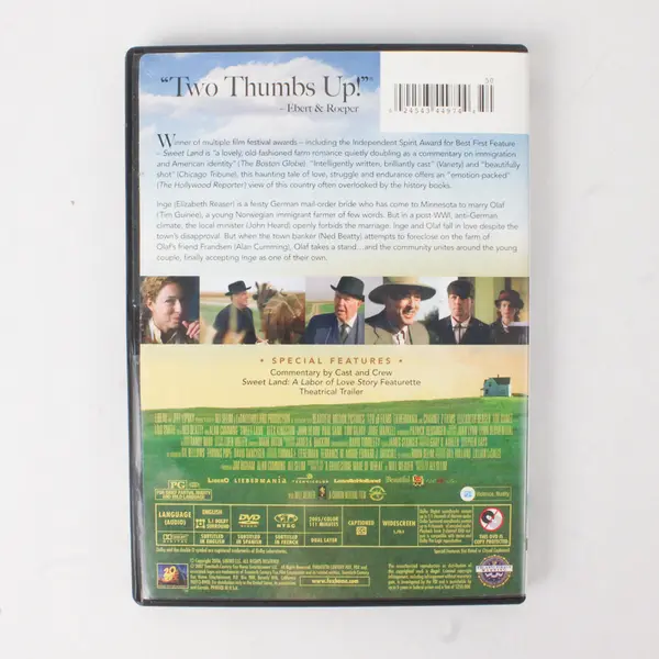 Sweet Land DVD with Special Features 2007