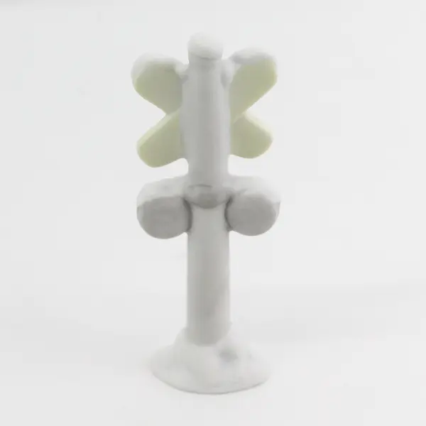 1995 Enesco Precious Moments Sugar Town Railroad Sign Figurine with Box