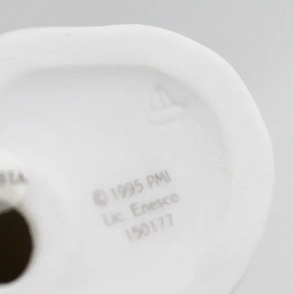 1995 Enesco Precious Moments Sugar Town Railroad Sign Figurine with Box