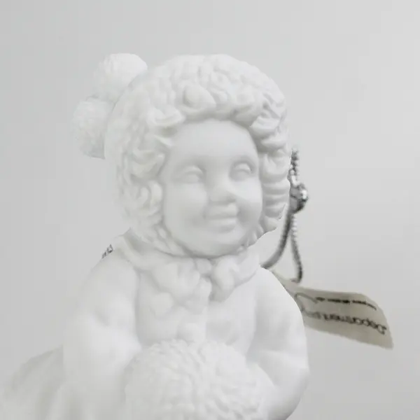 2000 Dept 56 Silhouette Treasures Christmas Skater 78633 Porcelain Ornament  NIB