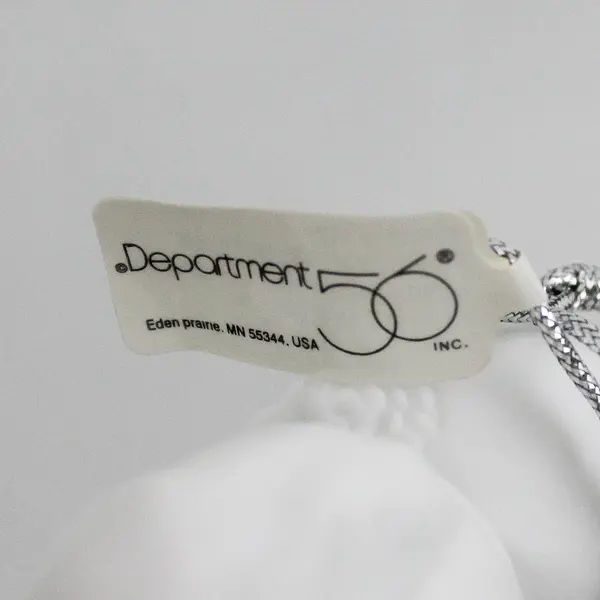 2000 Dept 56 Silhouette Treasures Christmas Skater 78633 Porcelain Ornament  NIB