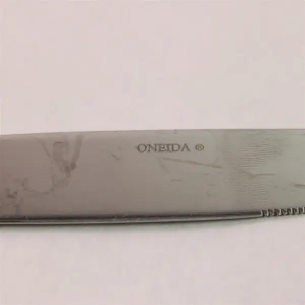 Lot Of 5 Oneida Silver River (Stainless) Flatware Dinner Knives 9.75" Long