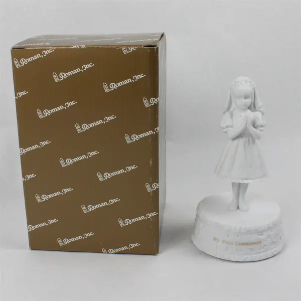Roman Inc My First Communion Music Box New Keepsake Baptism Collectible