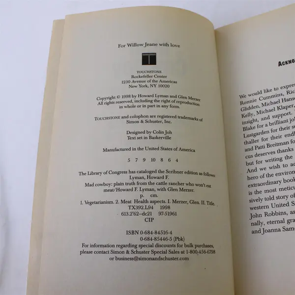VTG Mad Cowboy by Howard F. Lyman With Glen Merzer The Plain Truth 1998 PB Good