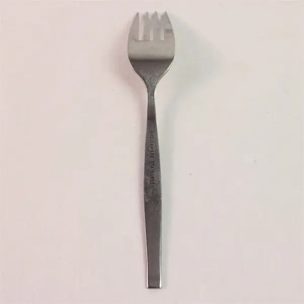 Lot Of 5 Oneida Silver Rosewood  (Stainless) Flatware Salad Forks 6.5" Long