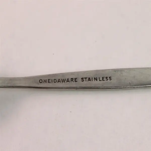 Lot Of 5 Oneida Silver Rosewood  (Stainless) Flatware Salad Forks 6.5" Long