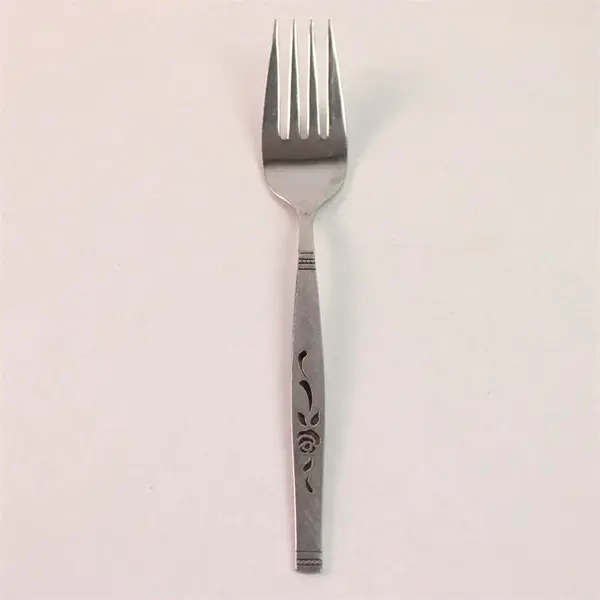 Lot Of 7 Oneida Silver Rosewood  (Stainless) Flatware Salad Forks 6.5" Long