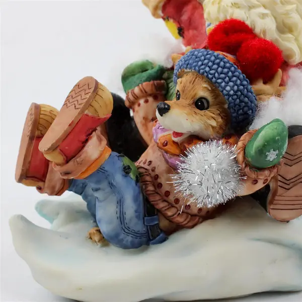 Pavilion Gift Co Zingle-Berry Bearing Gifts Holiday Collectible Figurine 8.5in