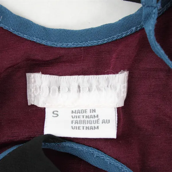 Urban Outfitters Cooperative Women's S Chiffon Pleated Multicolor Tank Top 