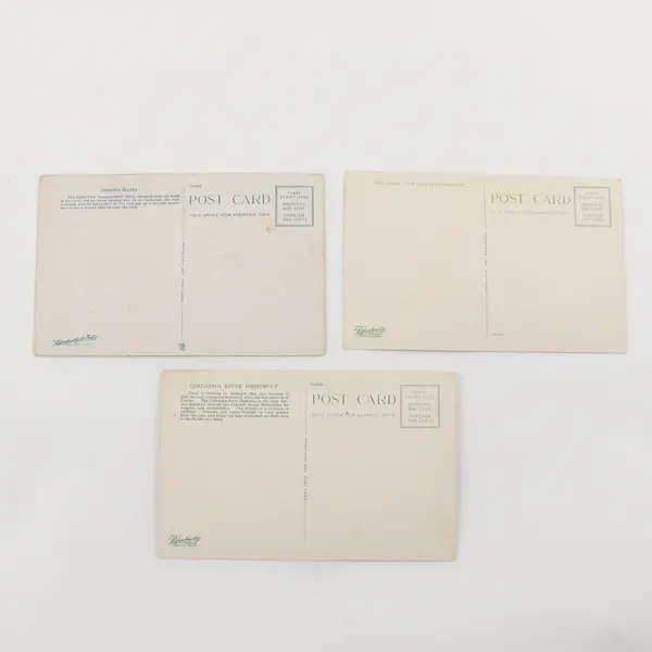 Lot Of 3 Columbia River Highway Oregon Color Litho Postcards 1910s Lipschuetz