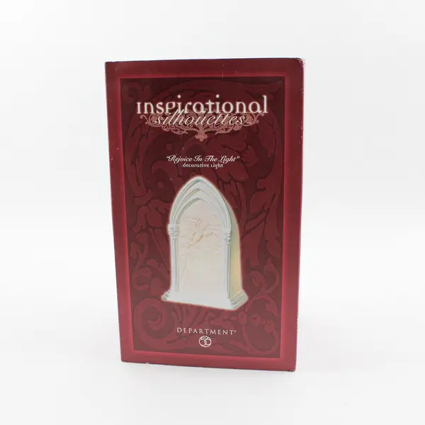Dept 56 Rejoice Angel Light Inspirational Silhouettes 78722 Retired 2001 New