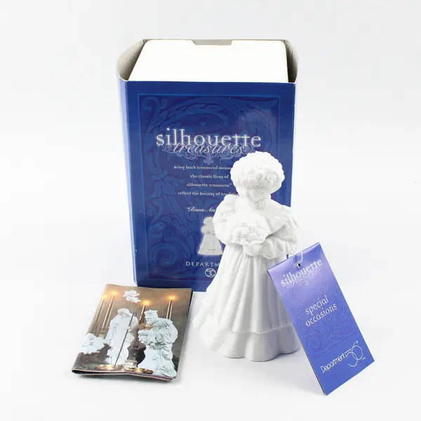 Dept 56 Silhouette Treasures Roses & Lace Figurine #56.78621 New