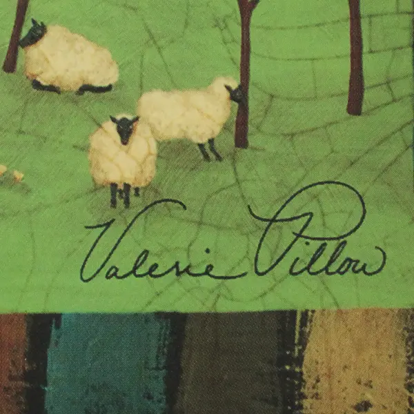 Hallmark Valerie Pillow Old Country Charm Wood Serving Tray 11.25" x 16.75"