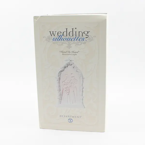 Dept 56 Wedding Silhouettes Lighted Figurine Couple Under Arch - New