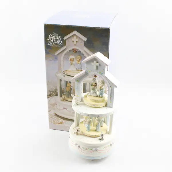 Enesco Precious Moments Lord Bless You & Keep You Figurine - No Music