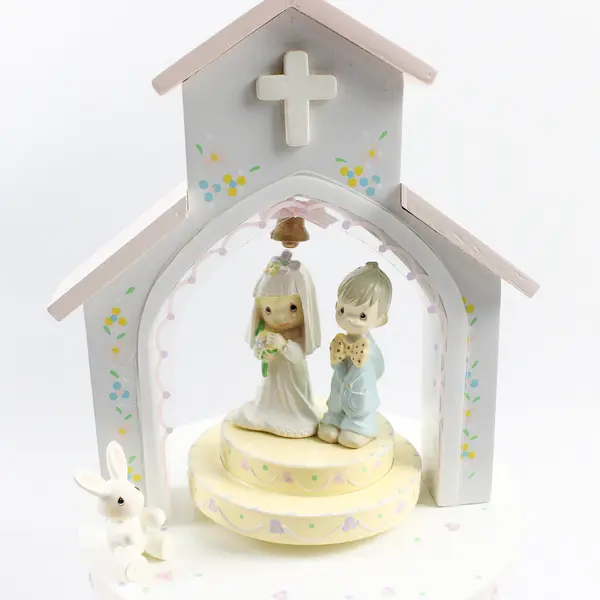 Enesco Precious Moments Lord Bless You & Keep You Figurine - No Music