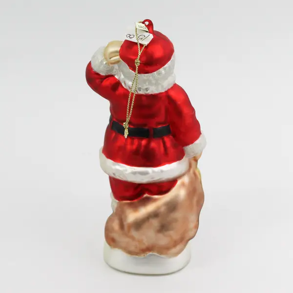 2000  Don Warning's Memories of Santa 1940 Santa Glass Ornament 