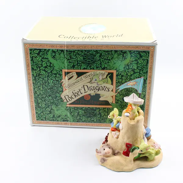 Whimsical World Pocket Dragons Seaside Castle Ltd Ed 1999 Real Musgrave New