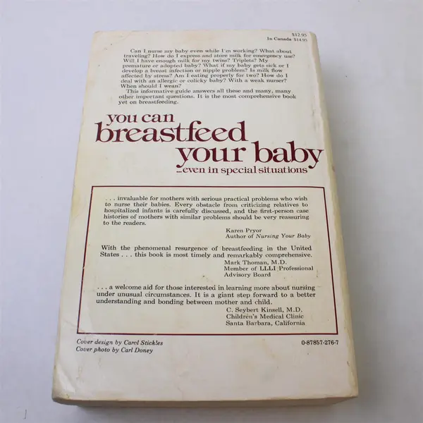 You Can Breastfeed Your Baby Even in Special Situations Dorothy Brewster 1979 PB