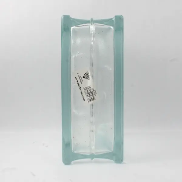 Unbranded Clear Glass Block Decorative Vase/Box/Holder 7.75" x 7.75" x 3.25"