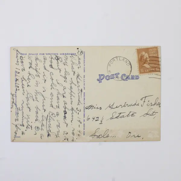 Lot Of 2 Columbia River Highway Oregon Postcards Vista House Multnomah Falls