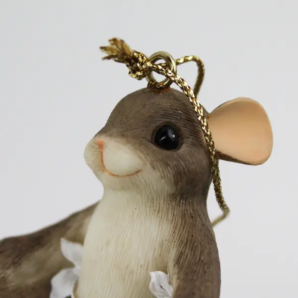  2003 Fitz & Floyd  Charming Tails L. E.  Baby Blocks Ornament 86133 W/ Box COA